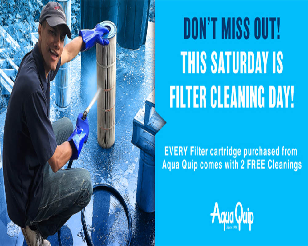 Filter Cleaning Day is this Saturday!