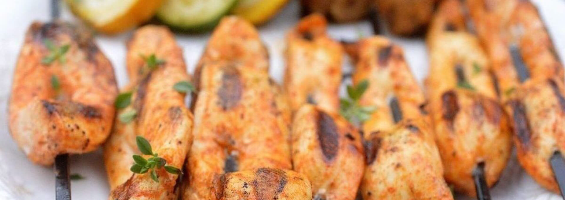 Grilled Greek Chicken Skewers