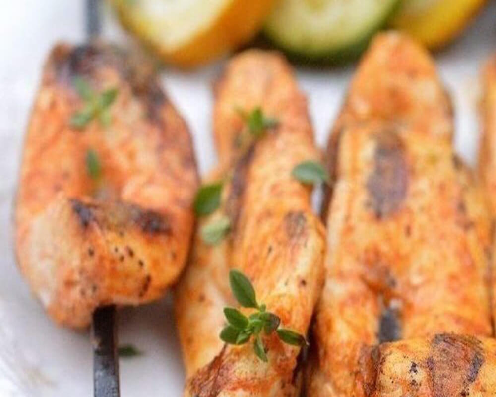 Grilled Greek Chicken Skewers