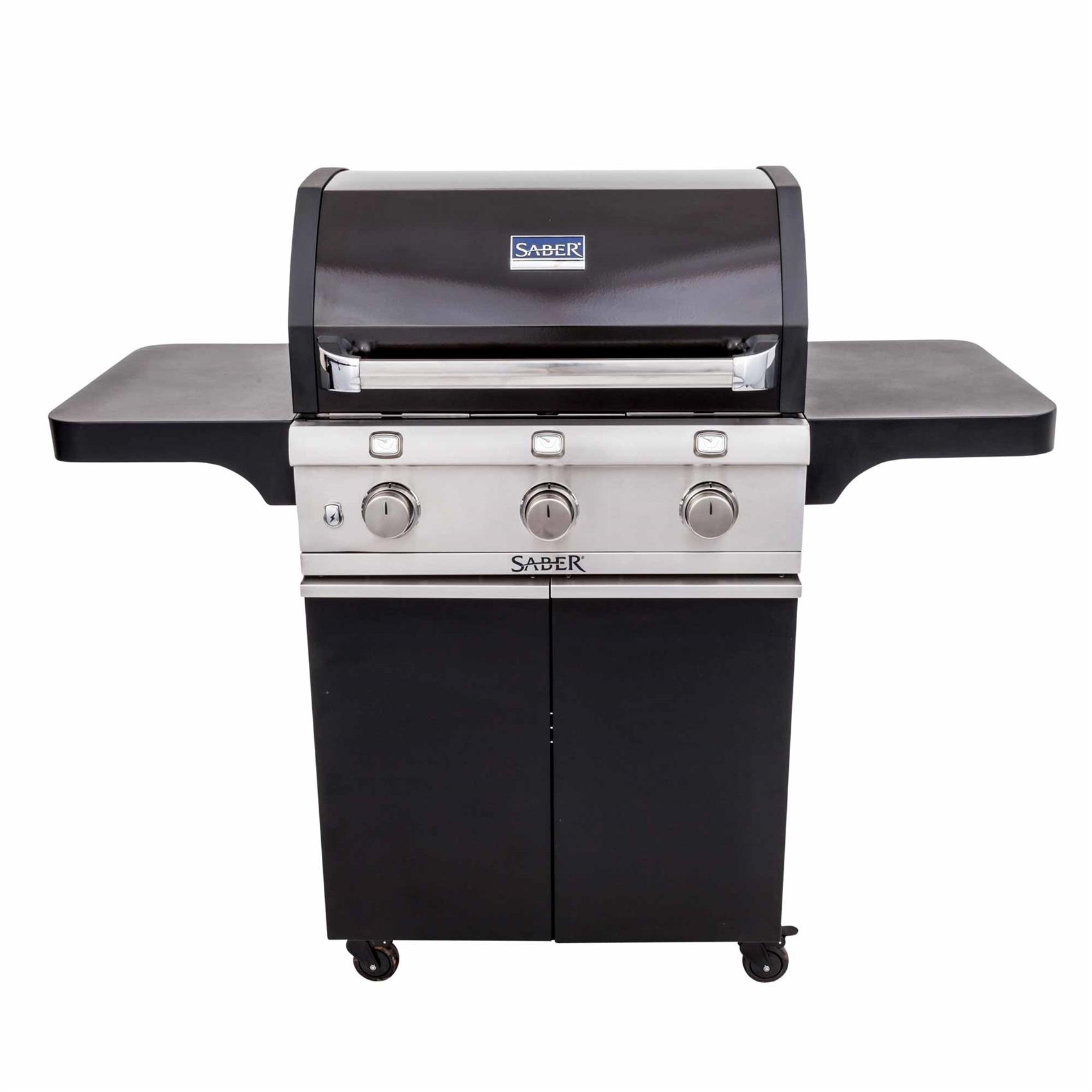 Deluxe 3-Burner Black