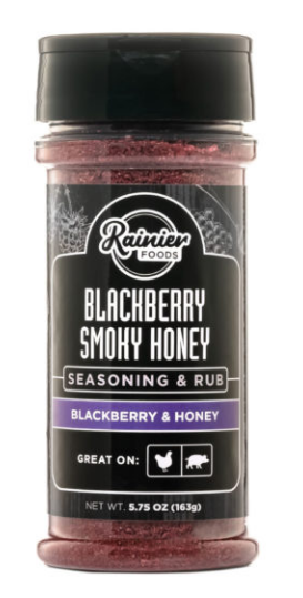 Rainier Foods Blackberry Smoky Honey Seasoning & Rub