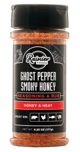 Rainier Foods Ghost Pepper Smoky Honey Seasoning & Rub