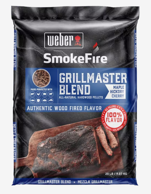 Weber GrillMaster Blend All-Natural Hardwood Pellets
