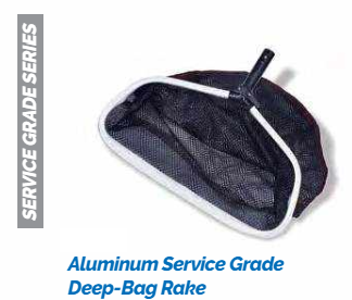 Aluminum Service Grade Deep-Bag Rake
